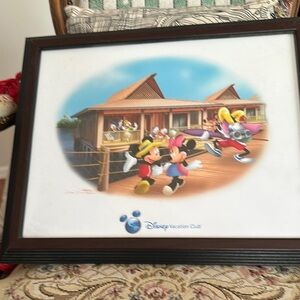 Beautiful Disney Vacation Club framed print, Polynesian Villas
